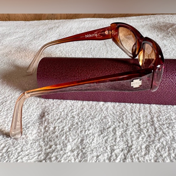 SPY Optic NIKITA Brown Lens Sunglasses handmade in Italy - Picture 3 of 14
